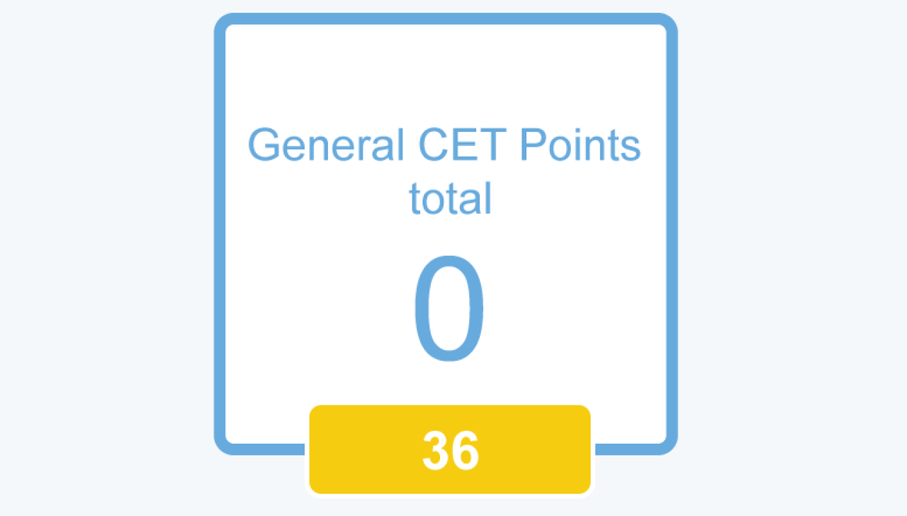 CET POINTS.