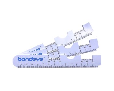 Bondeye Plastic PD Ruler 3 Pcs